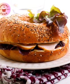 BBQ Cheese Chicken Bagel